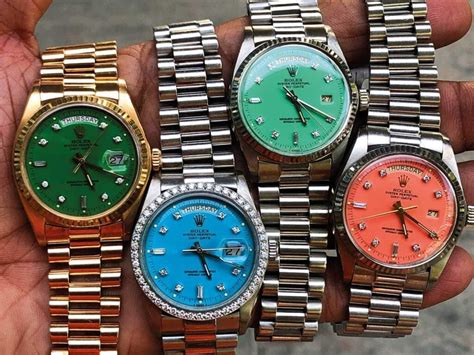 rolex color watch